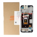 Display LCD cu Touchscreen si Rama Realme C31 Negru Original Service Pack