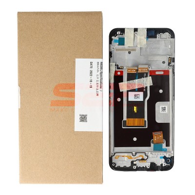 LCD+Touchscreen cu Rama Realme C31 BLACK original Service Pack foto