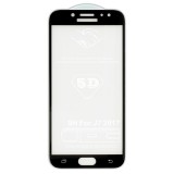 Cumpara ieftin Folie protectie ecran din sticla securizata curbata Galaxy J7 (2017) pentru tot ecranul 5D FULL GLUE, Neagra
