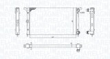 MAGNETI MARELLI 350213194900 Radiator, racire motor