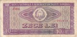 ROMANIA 10 lei 1966 VF!!!