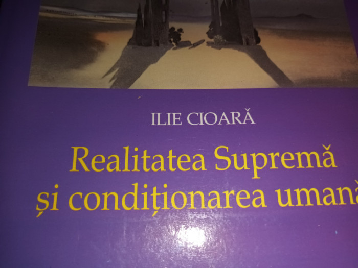 REALITATEA SUPREMA SI CONDIȚIONAREA UMANĂ - ILIE CIOARA, ED HERALD, 2001, 380P