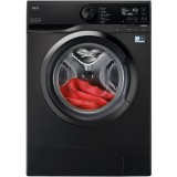 Masina de spalat rufe Slim AEG LSR6E26DXE, 6 kg, 1200 rpm, Motor Inverter, Clasa B, ProSense, TimeSave, Antracit