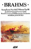 Johannes Brahms / Royal Liverpool Philharmonic Orchestra - Marek Janowski - Symphony No 4 In E Minor,Op.98 / Academic Festival Overture Op80, Caseta a