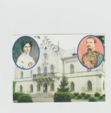 bnk cp Palatul de la Ruginoasa - Iasi - Elena Cuza - Al I Cuza - Vedere - necirculata
