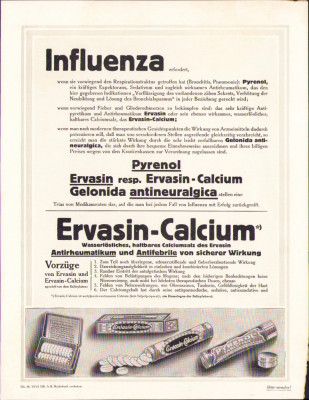 HST A1952 Reclamă medicament Germania anii 1930-1940 foto