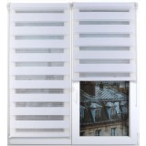 Rulou Zebra 60X180 Cm &ndash; Alb Compoziție Polyester | Jaluzele