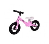Bicicleta fara pedale cu cadru de magneziu Race Max, roz