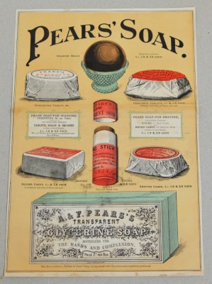 Pears&amp;#039; Soap reclama cca 1890 foto