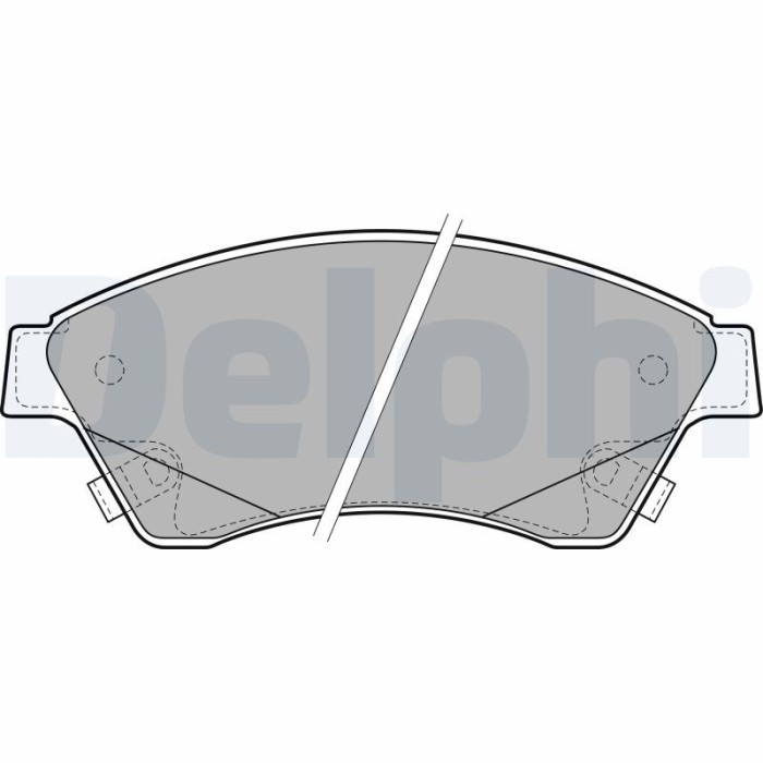 DELPHI LP2171 set placute frana,frana disc