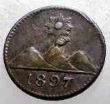 J.460 GUATEMALA 1/4 REAL 1897 ARGINT