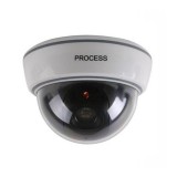 Camera Falsa Dummy DS-1500B cu LED Rosu, Aspect Real, Montare Usoara, 12.5x9cm, Alb
