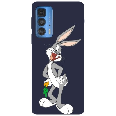 Husa compatibila cu Motorola Edge 20 Lite model Bugs bunny What&amp;amp;#039;s Up Doc, Silicon, TPU, Viceversa foto