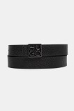 HUGO curea de piele barbati, culoarea negru, 50529643
