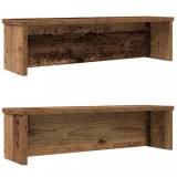 VidaXL Rafturi de bucătărie stivuibile 2 buc Lemn vechi 50x15x16 cm