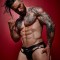 Chiloti Jockstrap Dungeon BL4CK by C4M, Negru, XL