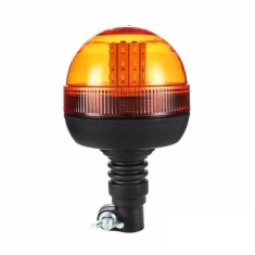 40 LED Lumina de avertizare Stroboscopica Girofar Lampa Diametru126mm Orange 40W 12V 24V E9