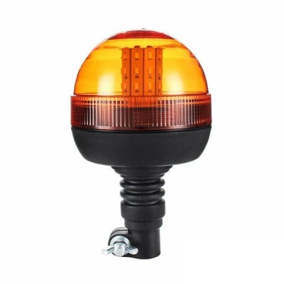 40 LED Lumina de avertizare Stroboscopica Girofar Lampa Diametru126mm Orange 40W 12V 24V E9 foto