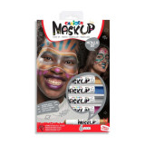 Culori pentru piele CARIOCA Mask Up Metallic, 3 culori/set - ***