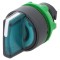 Comutator rotativ 22mm LED verde IP66