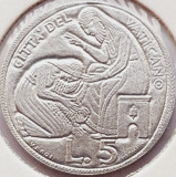 Cumpara ieftin 3133 Vatican 5 Lire 1975 Pavlvs VI (Redemption of the Woman of Bethany) km 126, Europa
