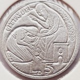 Cumpara ieftin 3133 Vatican 5 Lire 1975 Pavlvs VI (Redemption of the Woman of Bethany) km 126, Europa