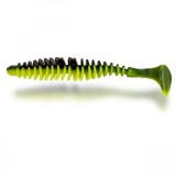 Shad Quantum Magic Trout T-Worm Paddler 5.5cm culoare Neon Yellow Black