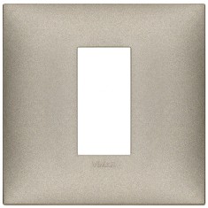 Rama Ornament rectangulara 1M Vimar Neve titaniu mat 09661.23