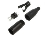 Metal Plug Straight Cord 3 Pin