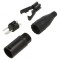 Metal Plug Straight Cord 3 Pin