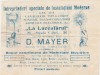 Pliant Reclama D.Mayer Instalatiuni Moderne La Luceafarul ND (1925) - Colectie Antica