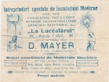 Intreprinderi speciale de Instalatiuni moderne D.Mayer La Luceafarul ND(1925)