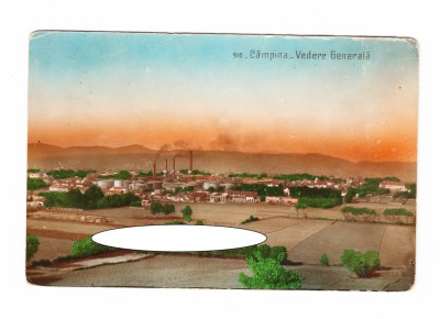 CP Campina - Vedere generala, interbelica, necirculata foto
