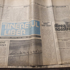 12 ziare Tineretul liber aparute in Mai-Iunie 1990