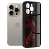 Husa pentru iPhone 15 Pro Max Antisoc Personalizata Nebuloasa Rosie Glaze, Apple