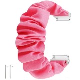 Curea textila elastica, compatibila Samsung Galaxy Watch3 40mm, telescoape Quick Release, Scrunchies 6