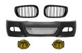 Bara Fata cu Proiectoare Lumini de Ceata si Grile Centrale BMW Seria 3 E46 Coupe Cabrio Sedan Estate (1998-2004) M3 Design Performance AutoTuning