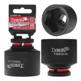 Cheie tubulara de impact in 6 puncte 3 / 4&quot;, 48 mm, Cr-Mo, Tvardy T00212-48