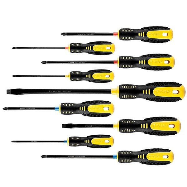 Set surubelnite 9buc. TOPEX 39D930 HardWork ToolsRange