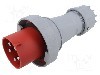 Conector alimentare AC, IEC 60309, IP67, 0,125kA, 0,4kV, 5 pini, TAIZHOU BAOLUDA ELECTRIC - QX-1447