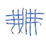 NERF BAR NETS YAM YFZ450 BLUE