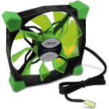 Ventilator Inter-Tech CobaNitrox Xtended N-120-GR 120mm 1200RPM LED verde, Inter Tech