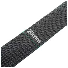 Manson negru PET pentru protectia cablurilor, 20mm