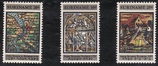 C1616 - Surinam 1968 -Biserica 3v.neuzat,perfecta stare