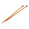 Set 2 andrele drepte din bambus pentru fire groase nr. 10, Crisalida
