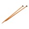 Set 2 andrele drepte din bambus pentru fire groase nr. 10