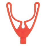 Cap suport lanseta, full plastic, tip U, spate, rosu