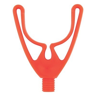 Cap suport lanseta, full plastic, tip U, spate, rosu