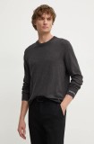 Pepe Jeans pulover din amestec de lana NEW ANDRE CREW NECK barbati, culoarea gri, light, PM702469