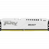 Memorie Kingston FURY Beast White, 32 GB, DDR5, 6000 MHz, DIMM, XMP, CL40